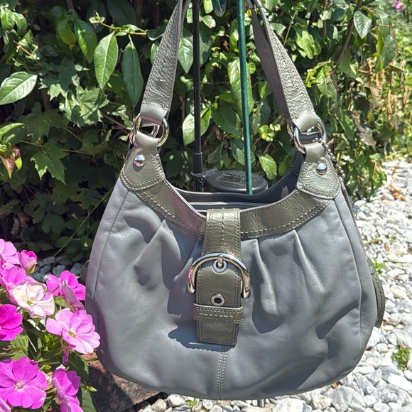 Coach Lynn Leather Hobo - Picture 1 of 7